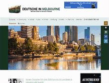 Tablet Screenshot of deutscheinmelbourne.net